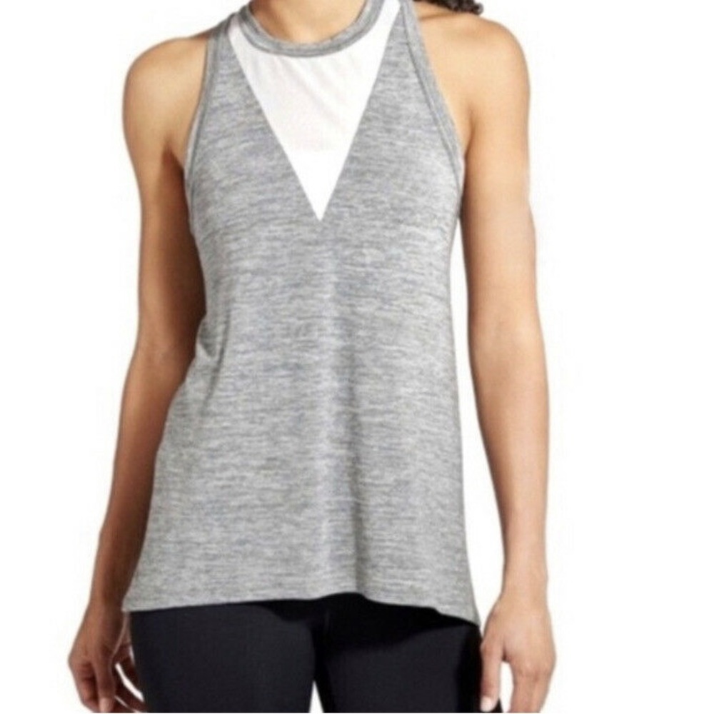 Athleta Women’s Utopia Tank Heather Gray Size Small - Picture 5 of 6